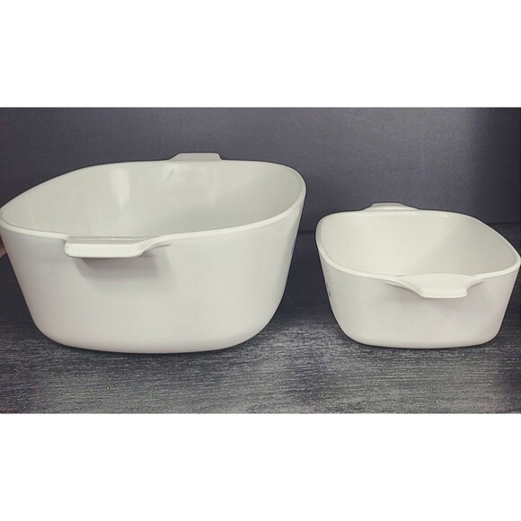 Corning Ware Blue Cornflower 2.5 Quart & 22oz Casserole Dish, no lids - Picture 4 of 11